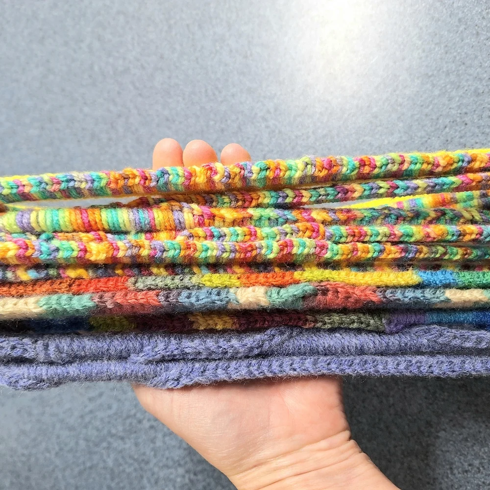 Handmade, Knitted Children's Hanger Bundle Of 12
